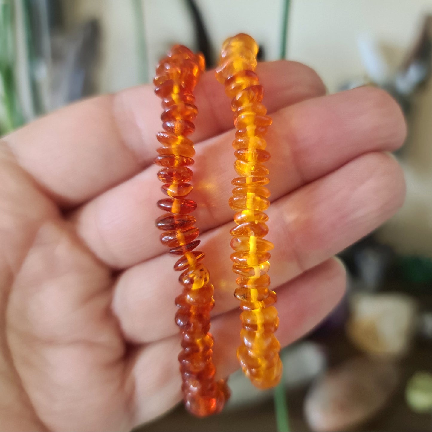 Amber Crystal Bracelets