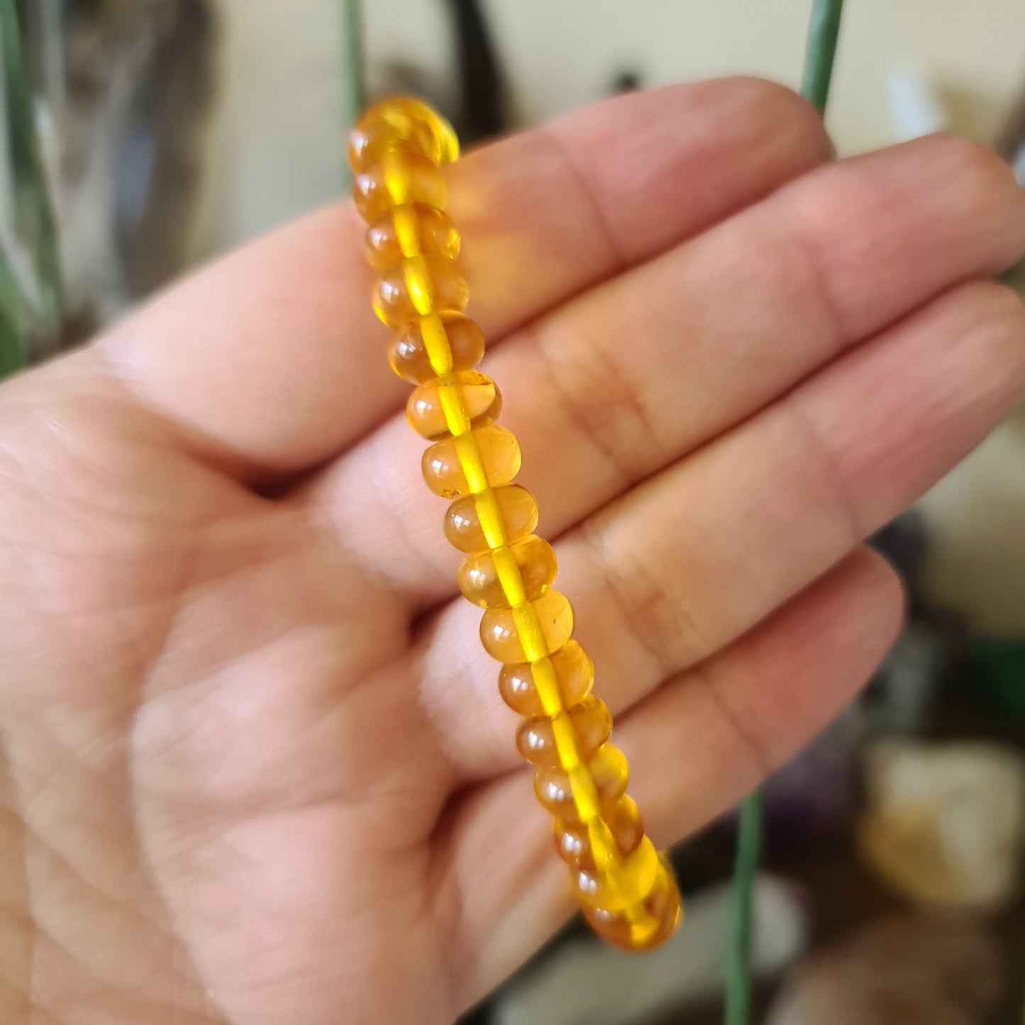 Amber Crystal Bracelets