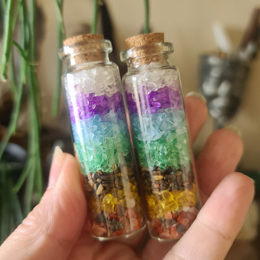 Chakra Crystal Jars