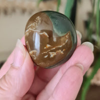 Polychrome Jasper Palm Stone - Large