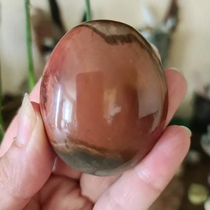 Polychrome Jasper Palm Stone