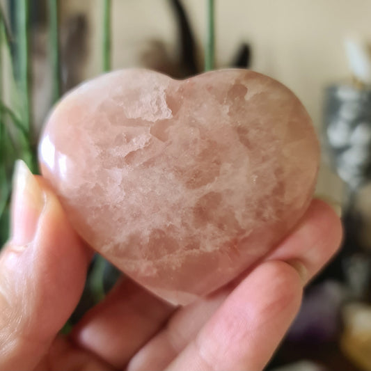 Strawberry Calcite Hearts