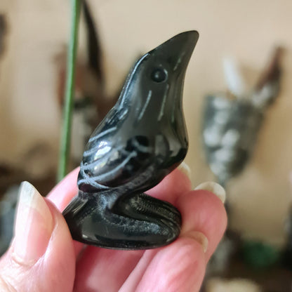 Black Obsidian Raven