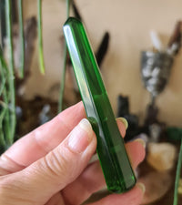 Green Obsidian Wand