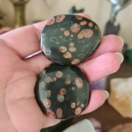 Red Snowflake Obsidian