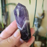 Chevron Amethyst Double Terminator