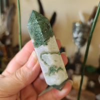 Moss Agate Double Terminator
