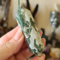 Moss Agate Double Terminator