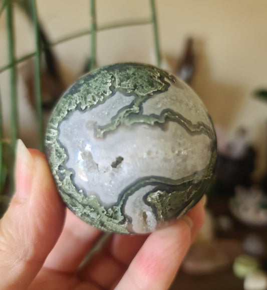 Moss Agate Sphere