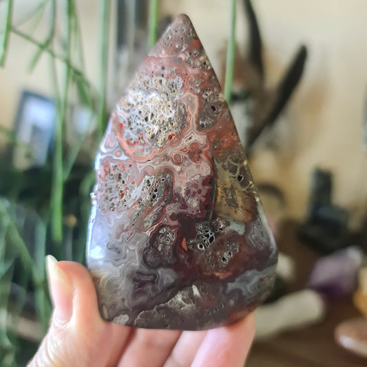 Mexican Lace Agate Flame