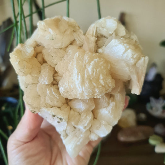 Apophyllite Cluster Heart - Large