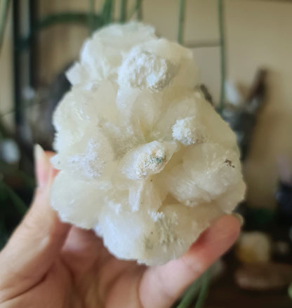 Stilbite With Okenite Cluster