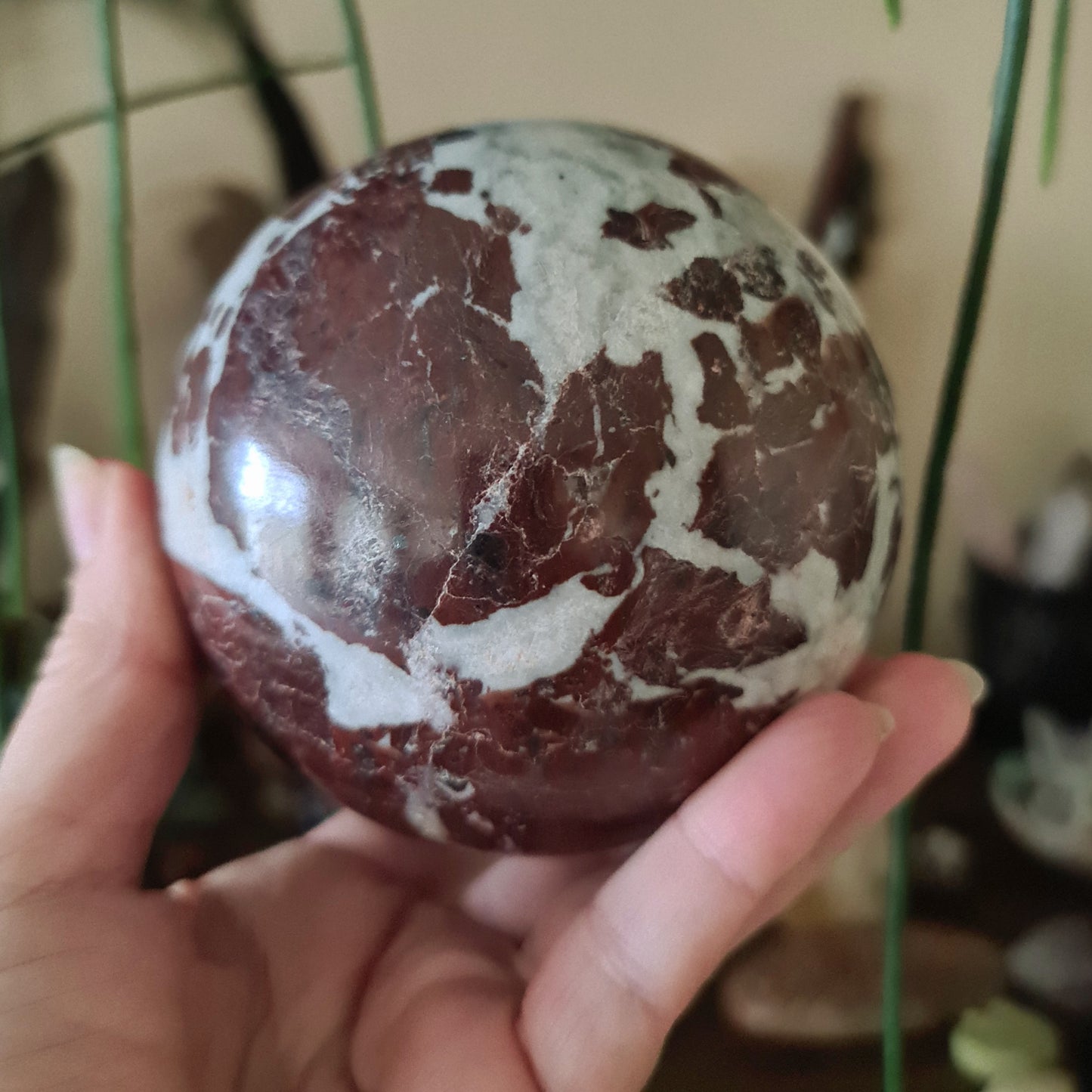 Red Onyx Sphere
