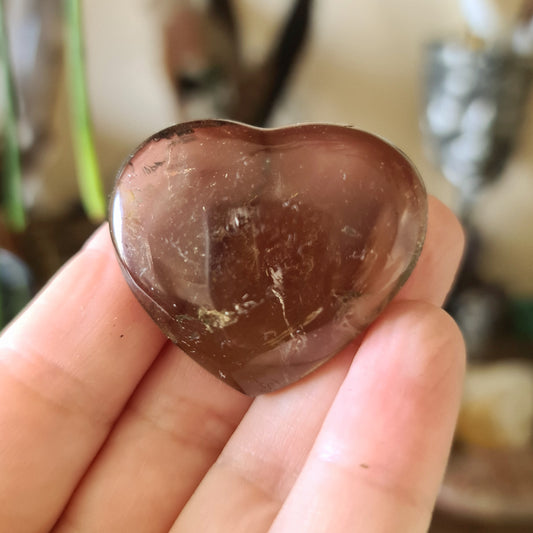 Smoky Quartz Heart