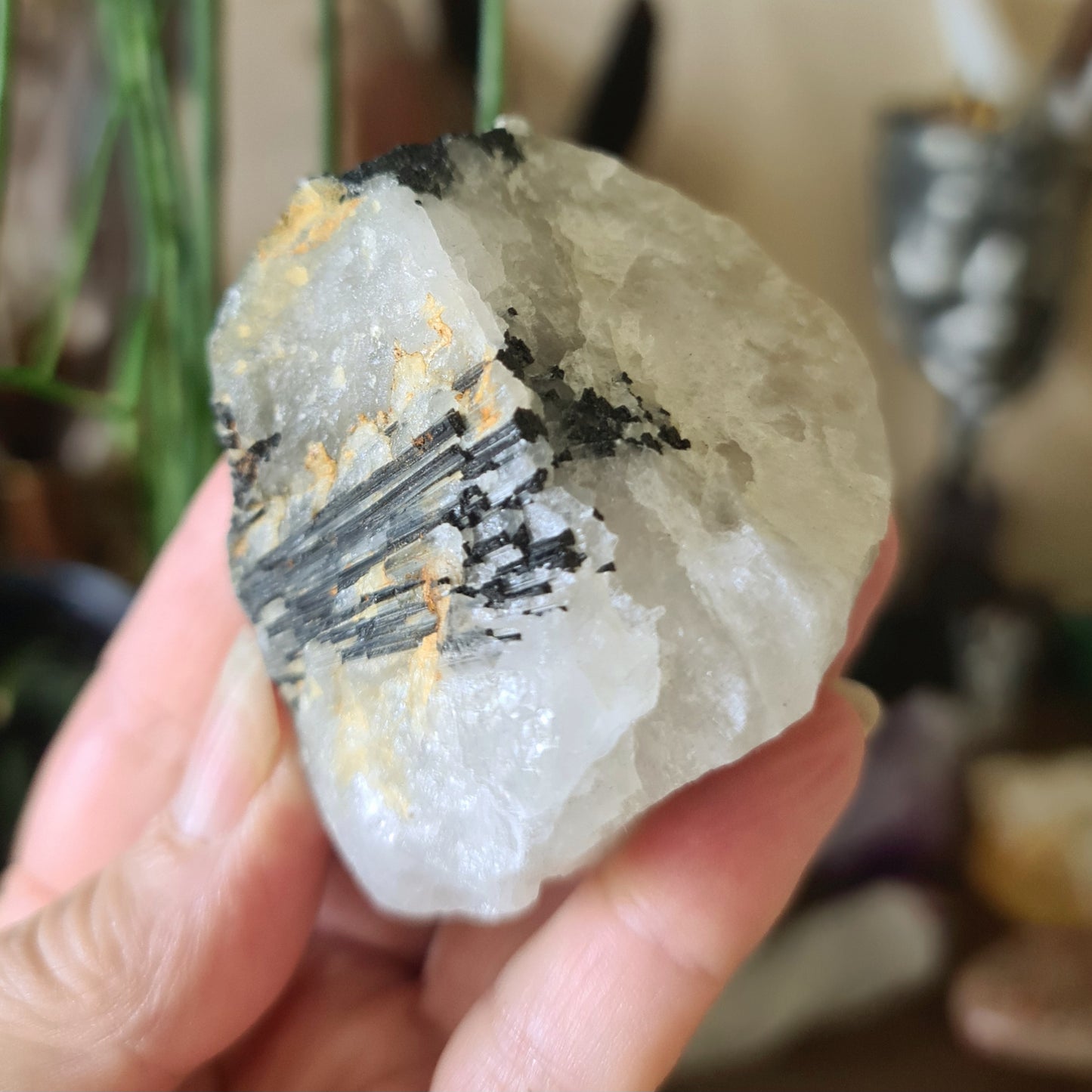 Black Tourmaline Quartz