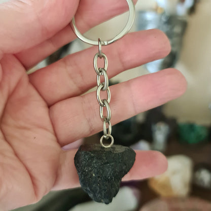 Black Tourmaline Keyring