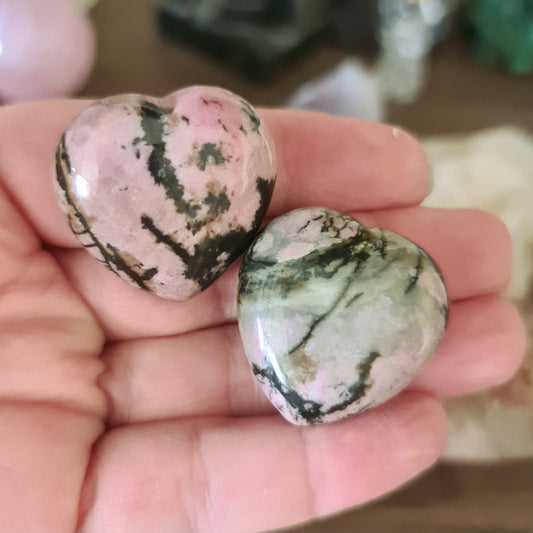 Rhodonite Hearts