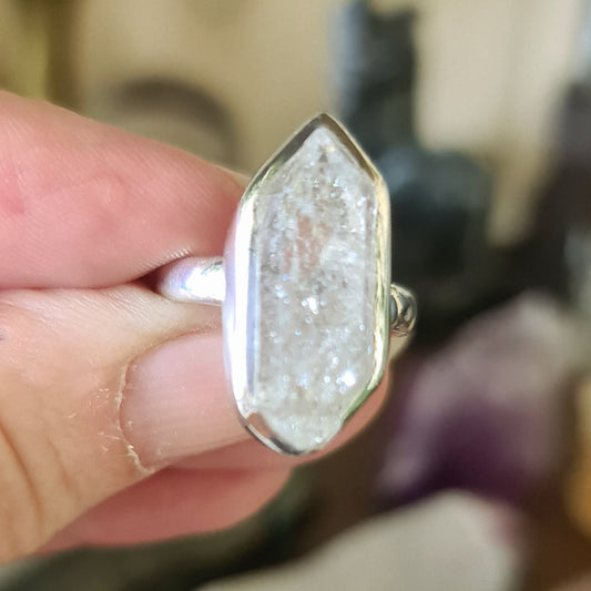 Herkimer Diamond Ring S9