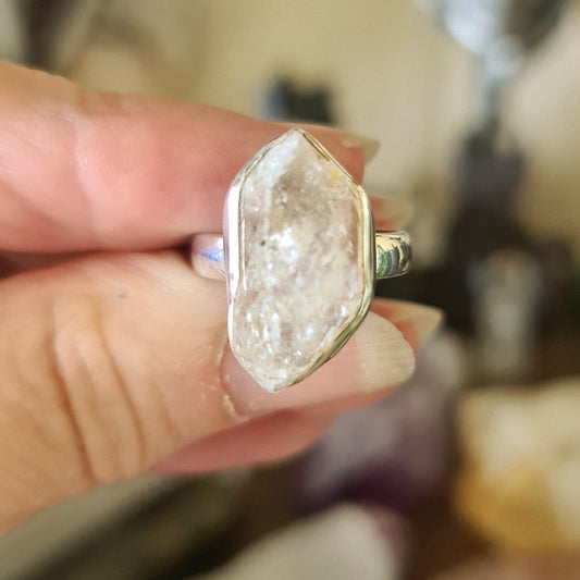 Herkimer Diamond Ring S7