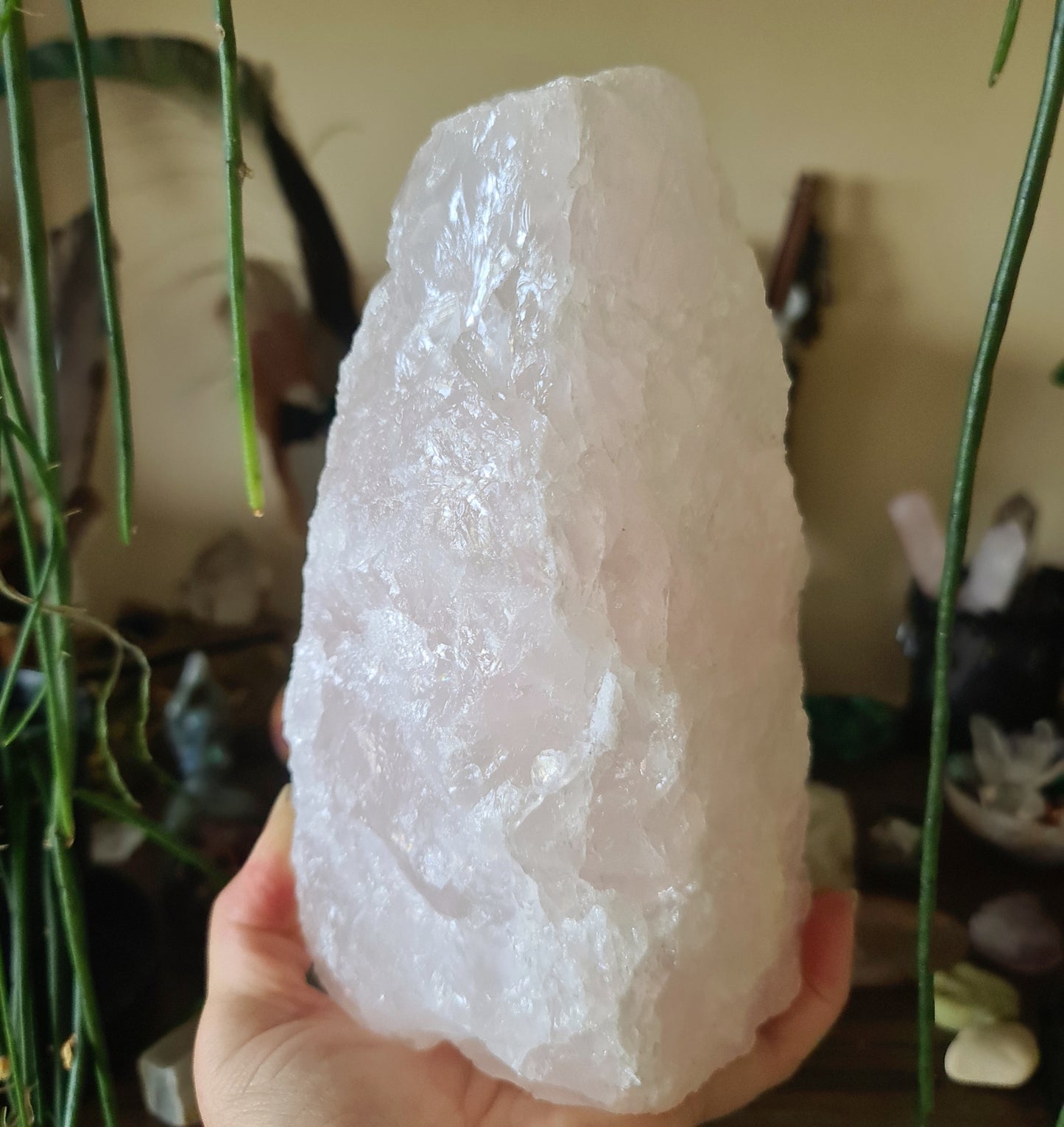 Rose Quartz Crystal Lamp