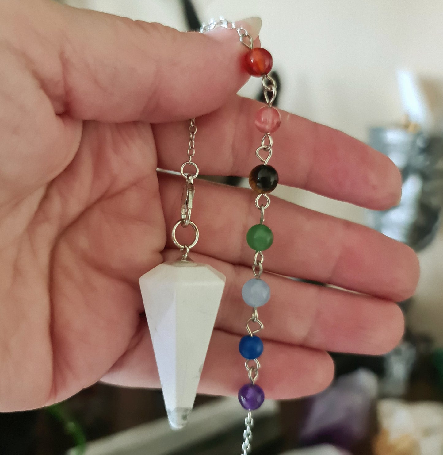 Chakra Beaded Pendulums