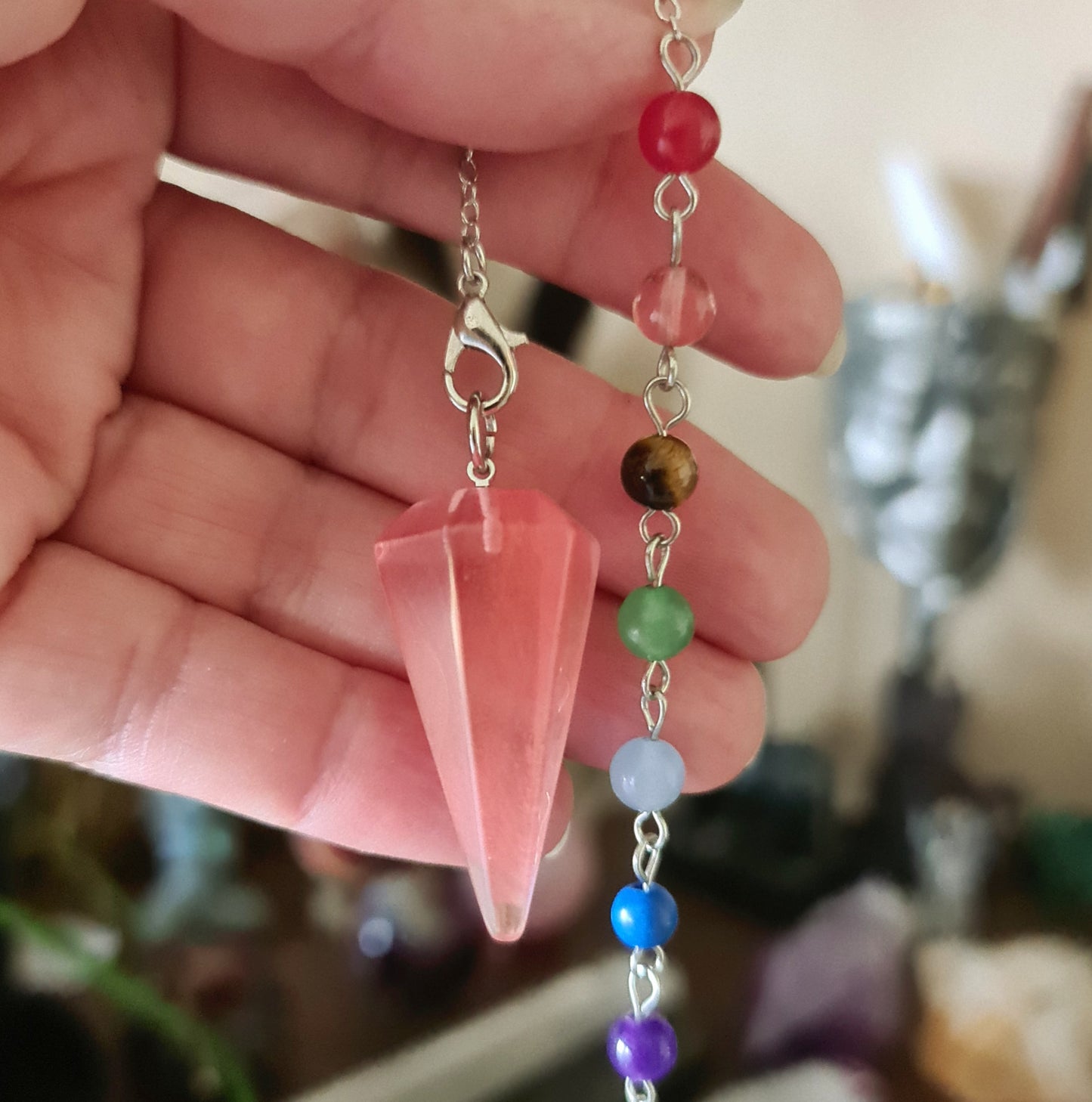 Chakra Beaded Pendulums