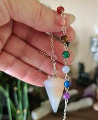 Chakra Beaded Pendulum