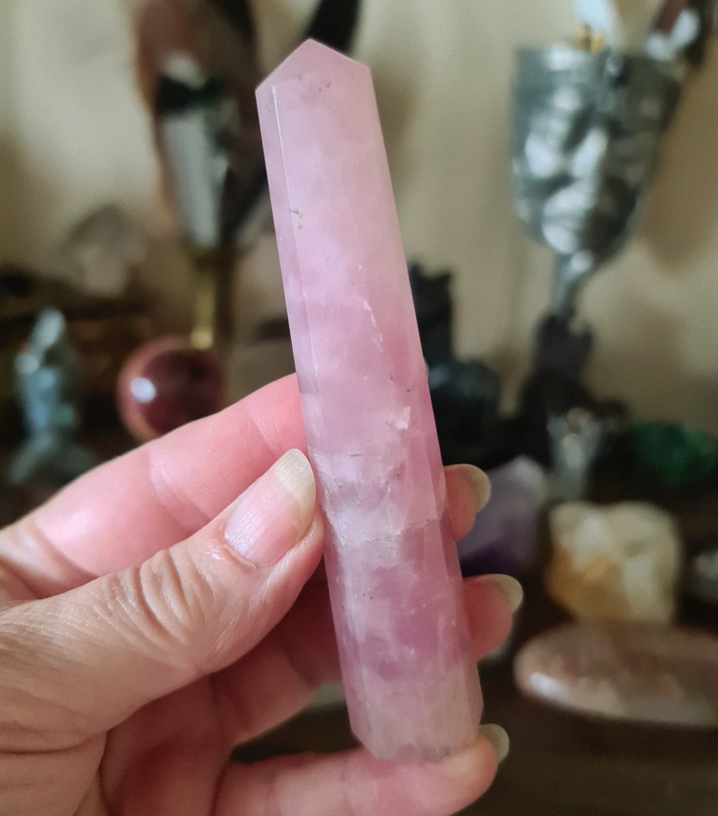 Rose Quartz Obelisk Point