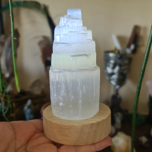 Selenite Lamp