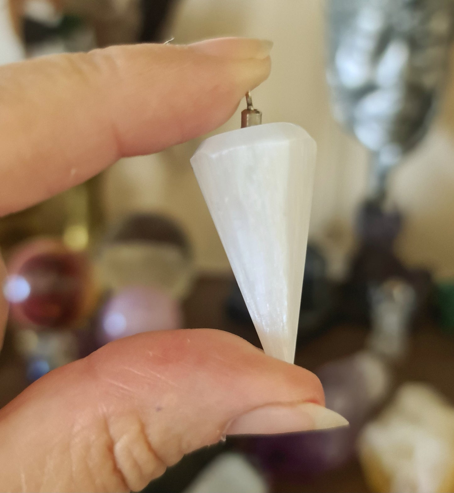 Selenite Pendulum