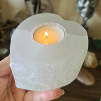 Selenite Tealight Holder
