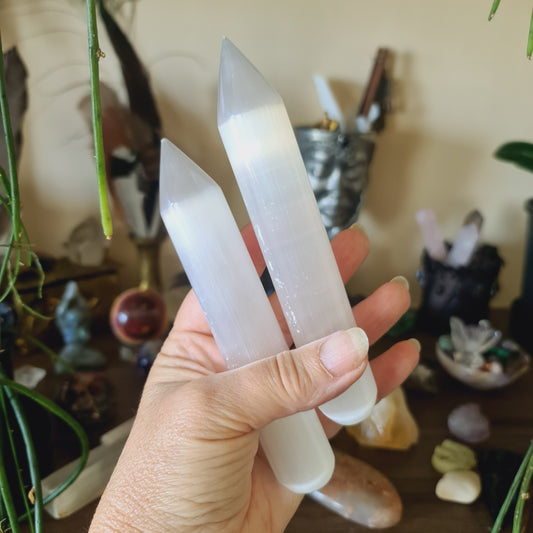 Selenite Wand