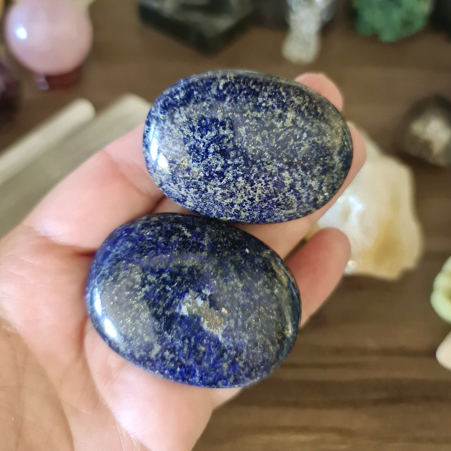 Lapis Lazuli Palm Stone