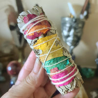 Chakra Petal White Sage
