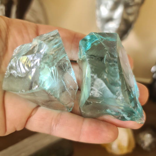 Blue Obsidian Chunks