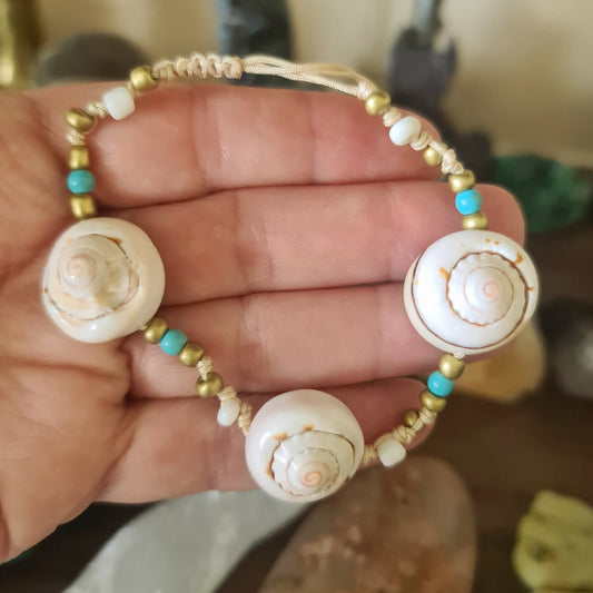 Beaded Shell Anklet