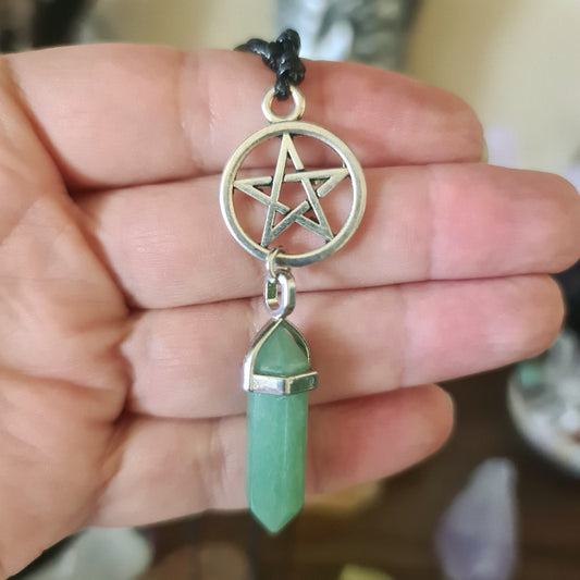 Pentagram Crystal Necklace