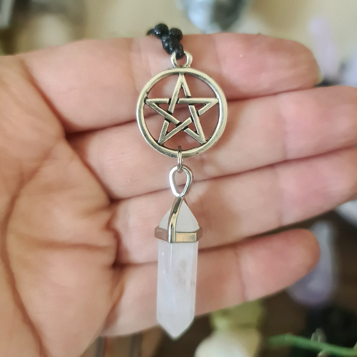 Pentagram Crystal Necklace