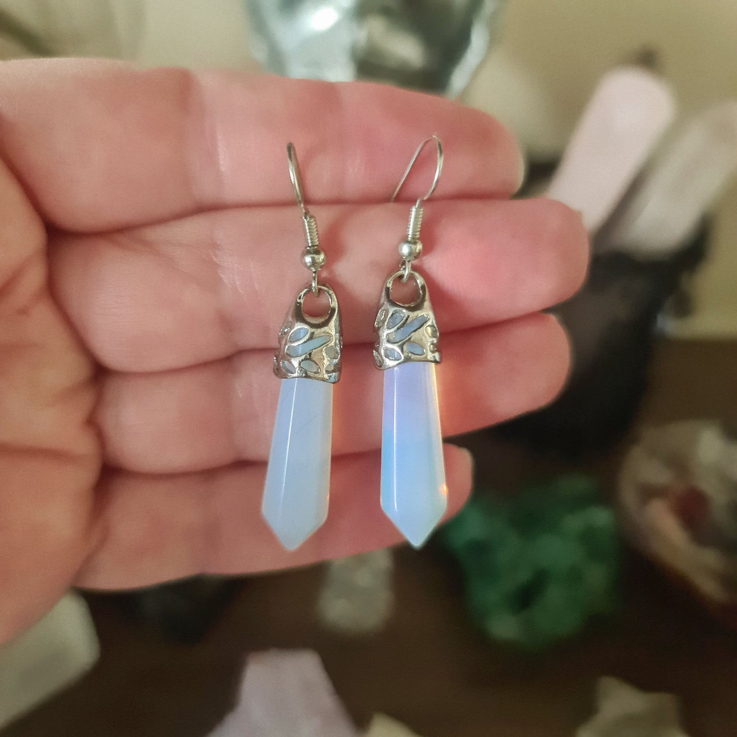 Crystal Point Earrings