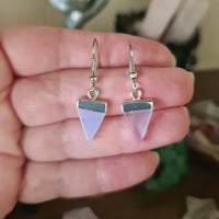 Triangular Crystal Earrings
