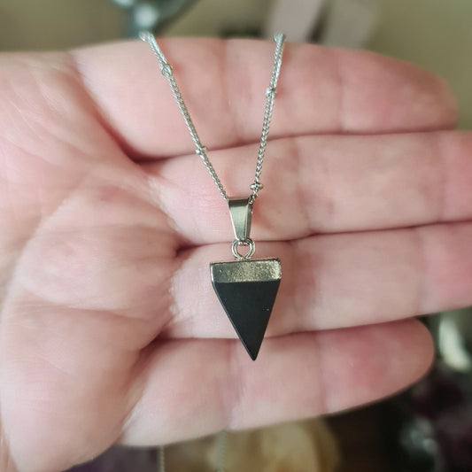 Triangular Crystal Necklace