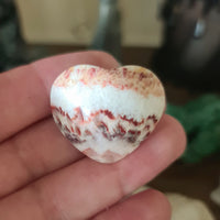 Rainbow Calcite Heart