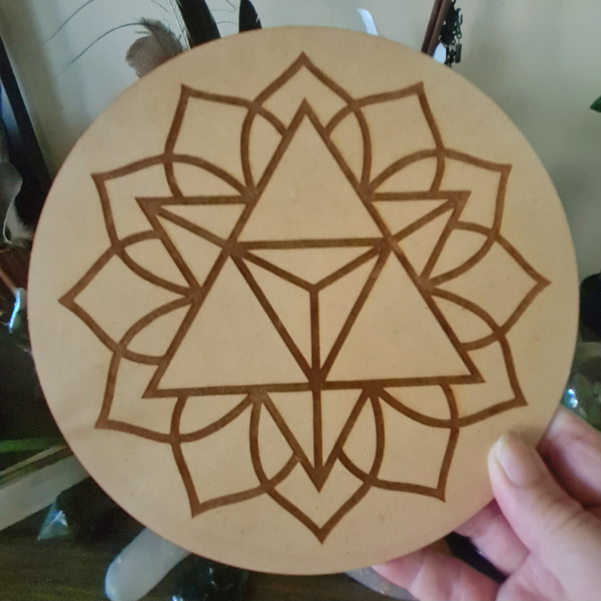 Crystal Grid - 20Cm - Timber