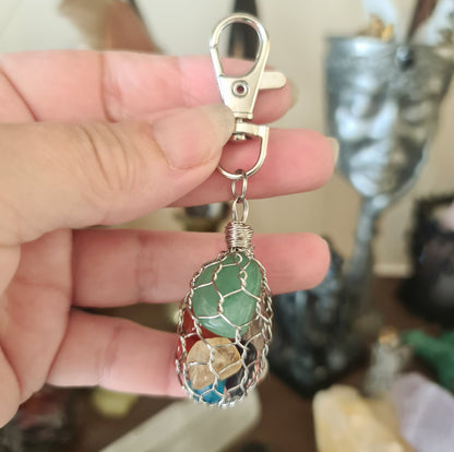 Chakra Mesh Keyring