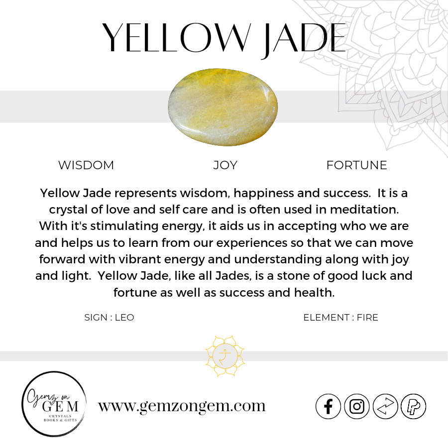 Yellow Jade Tumbles