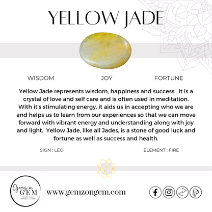 Yellow Jade Raw