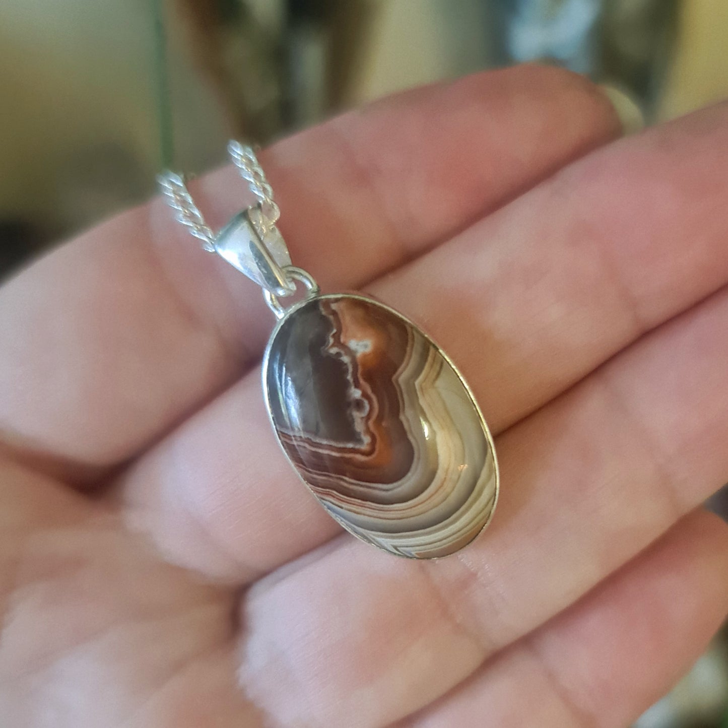 Botswana Agate Pendant