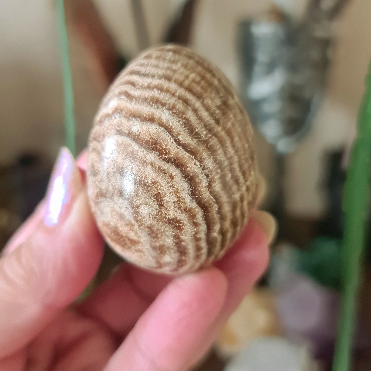 Chocolate Calcite Egg