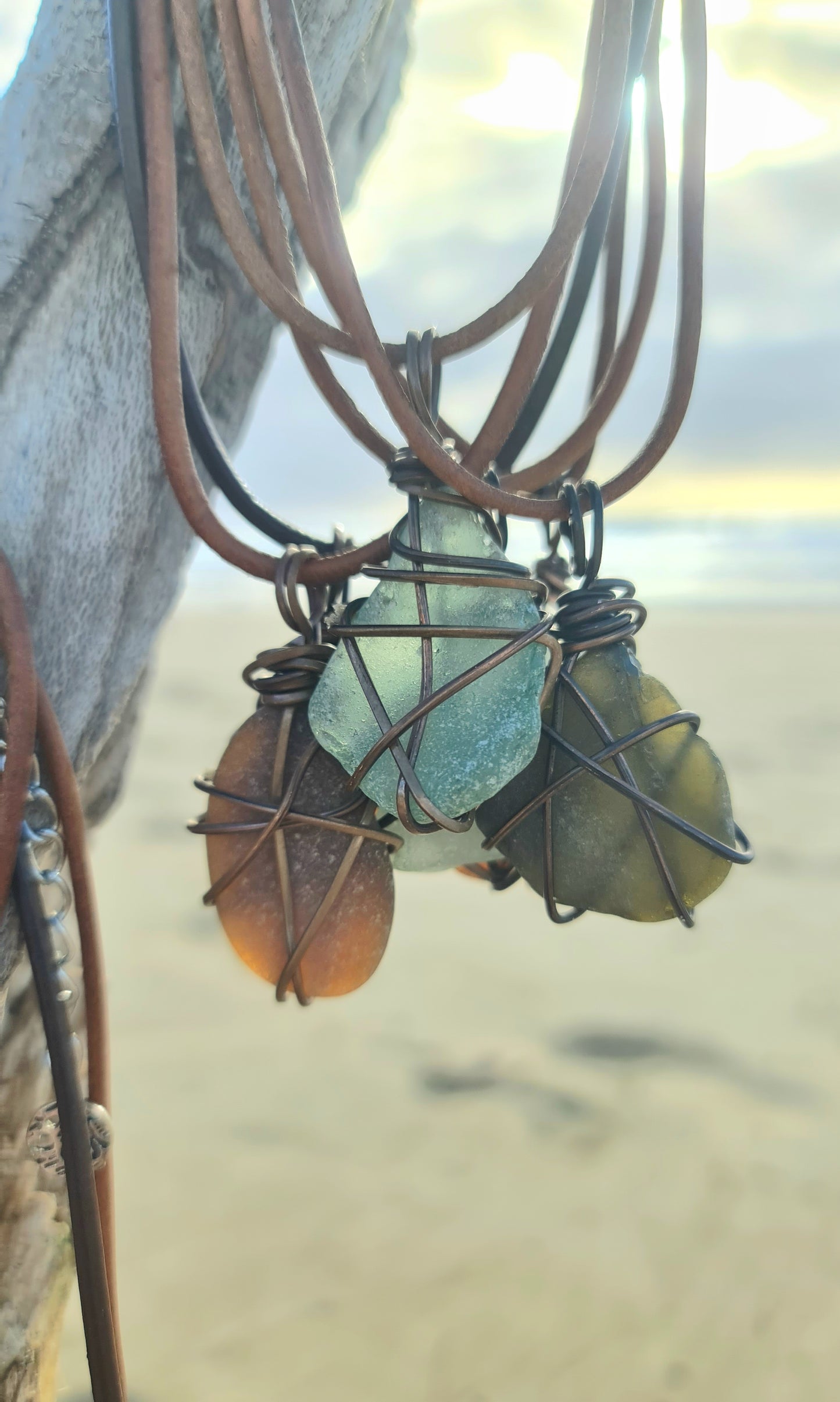 Seaglass Pendants