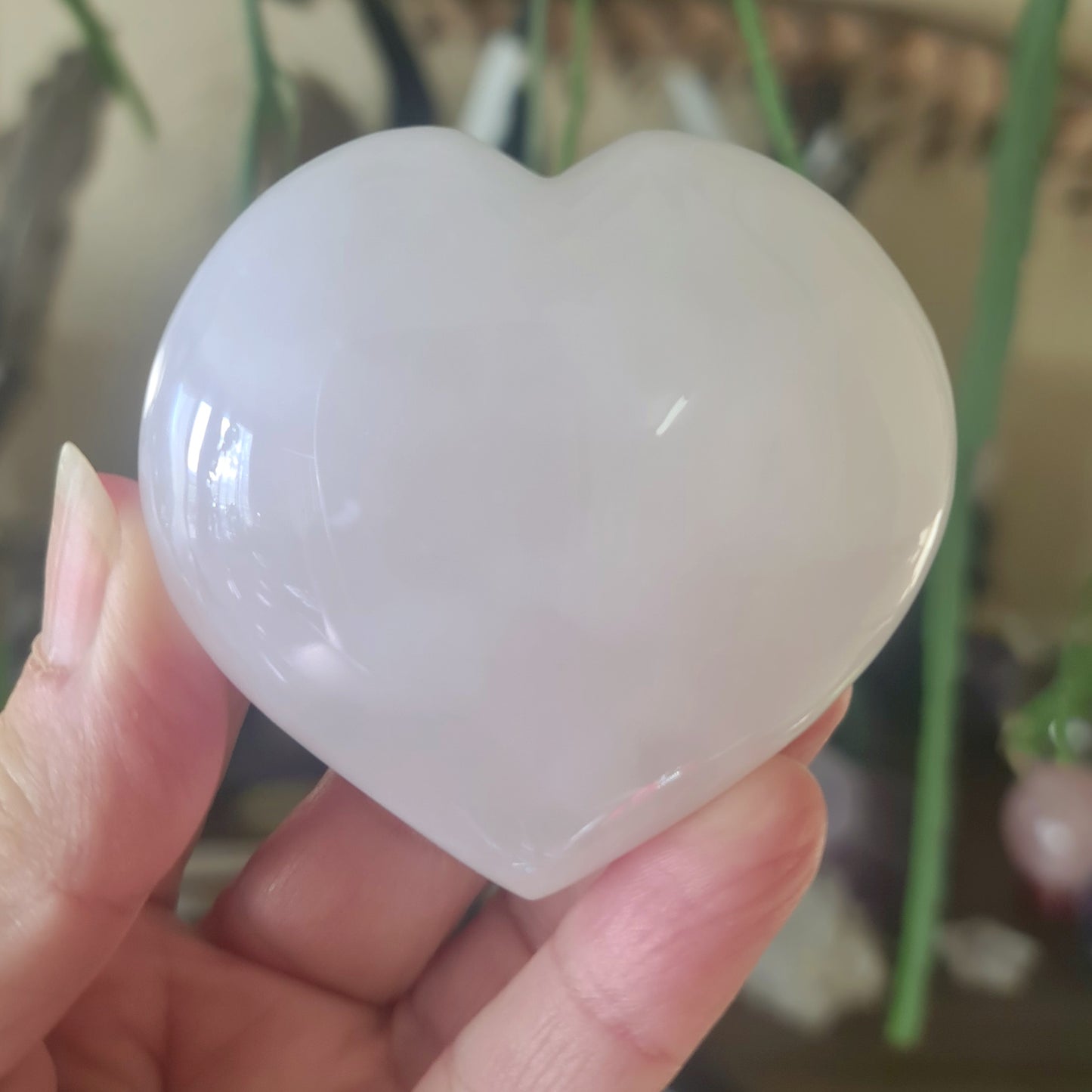 Rose Quartz Heart - Large
